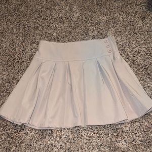Beige Tennis Skirt